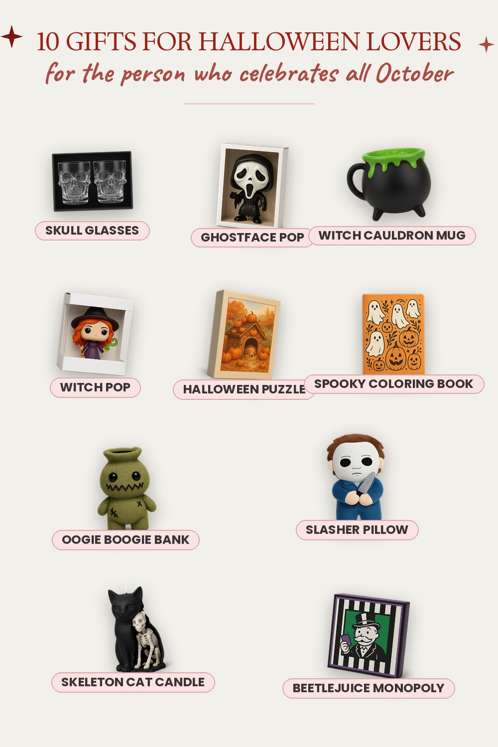 10 Gifts for Halloween Lovers for the person who celebrates all of October