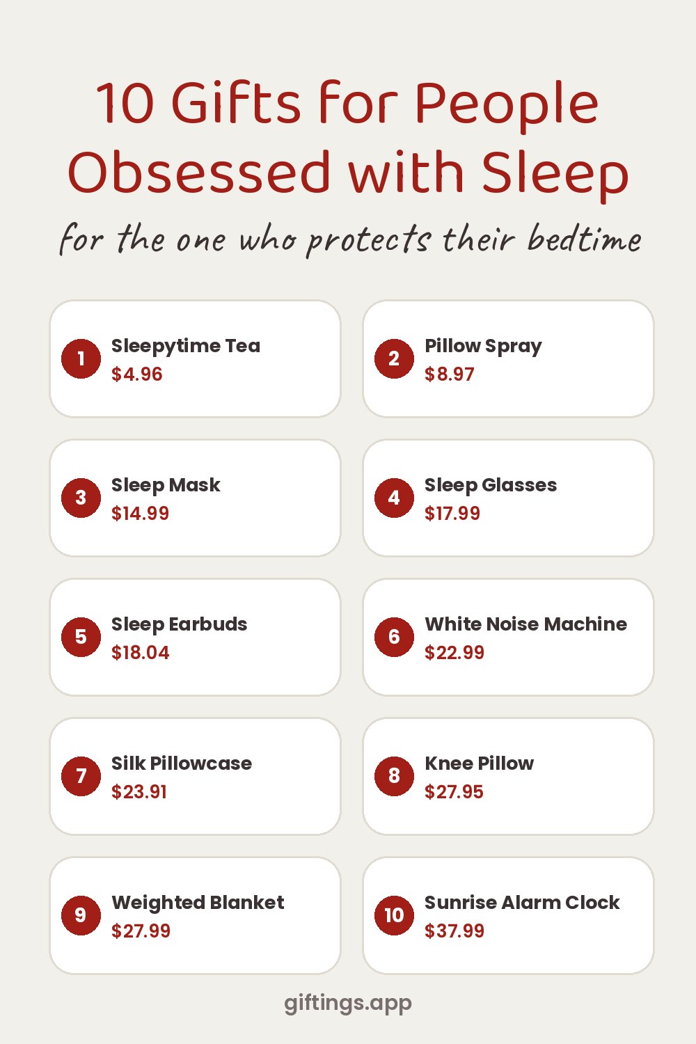 10 Gifts for People Obsessed with Sleep for the one who protects their bedtime